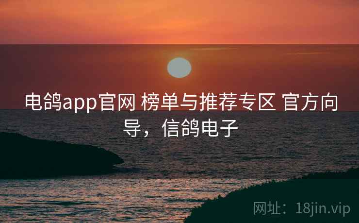电鸽app官网 榜单与推荐专区 官方向导，信鸽电子