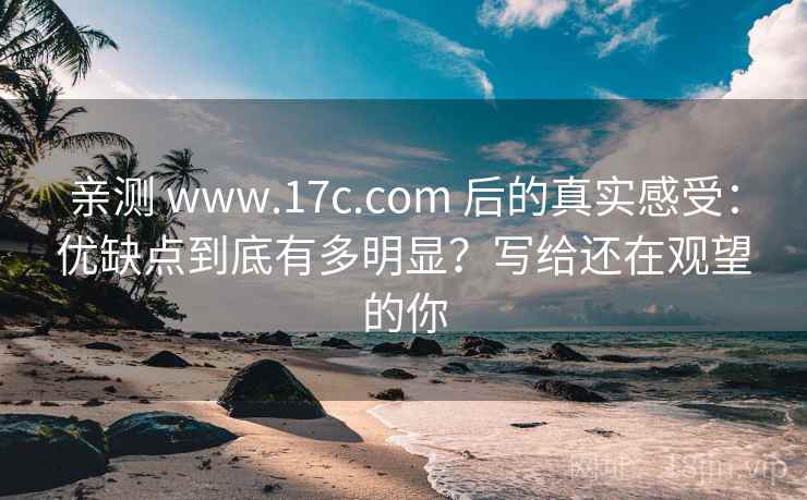亲测 www.17c.com 后的真实感受：优缺点到底有多明显？写给还在观望的你